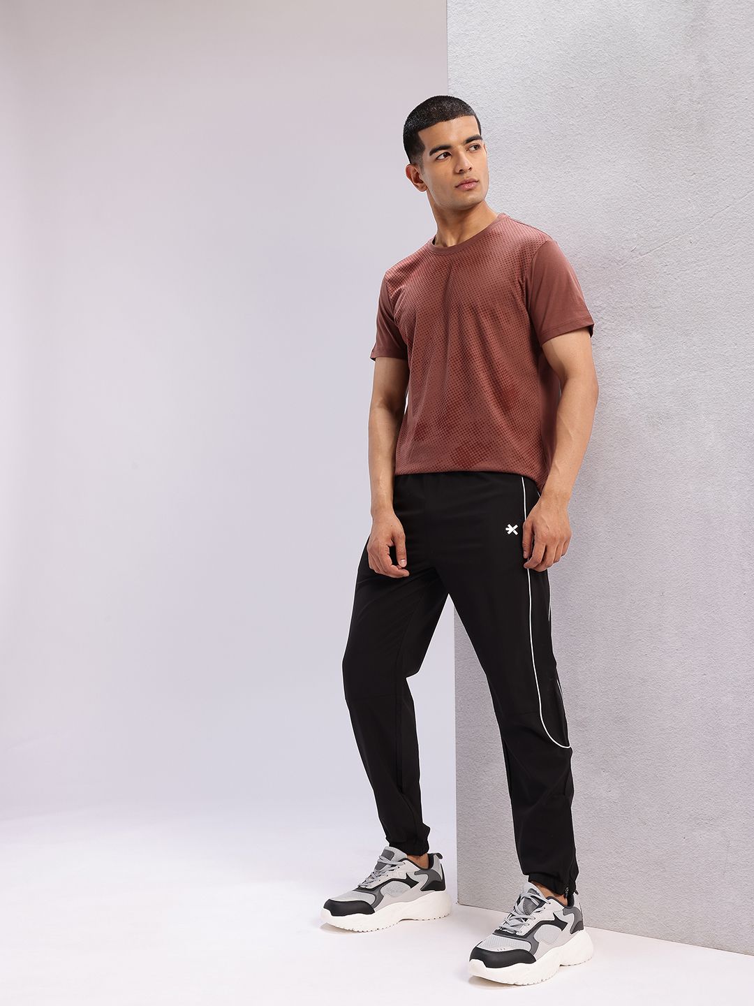 HRX by Hrithik Roshan Men Mid-Rise Rapid-Dry Lifestyle Track Pants