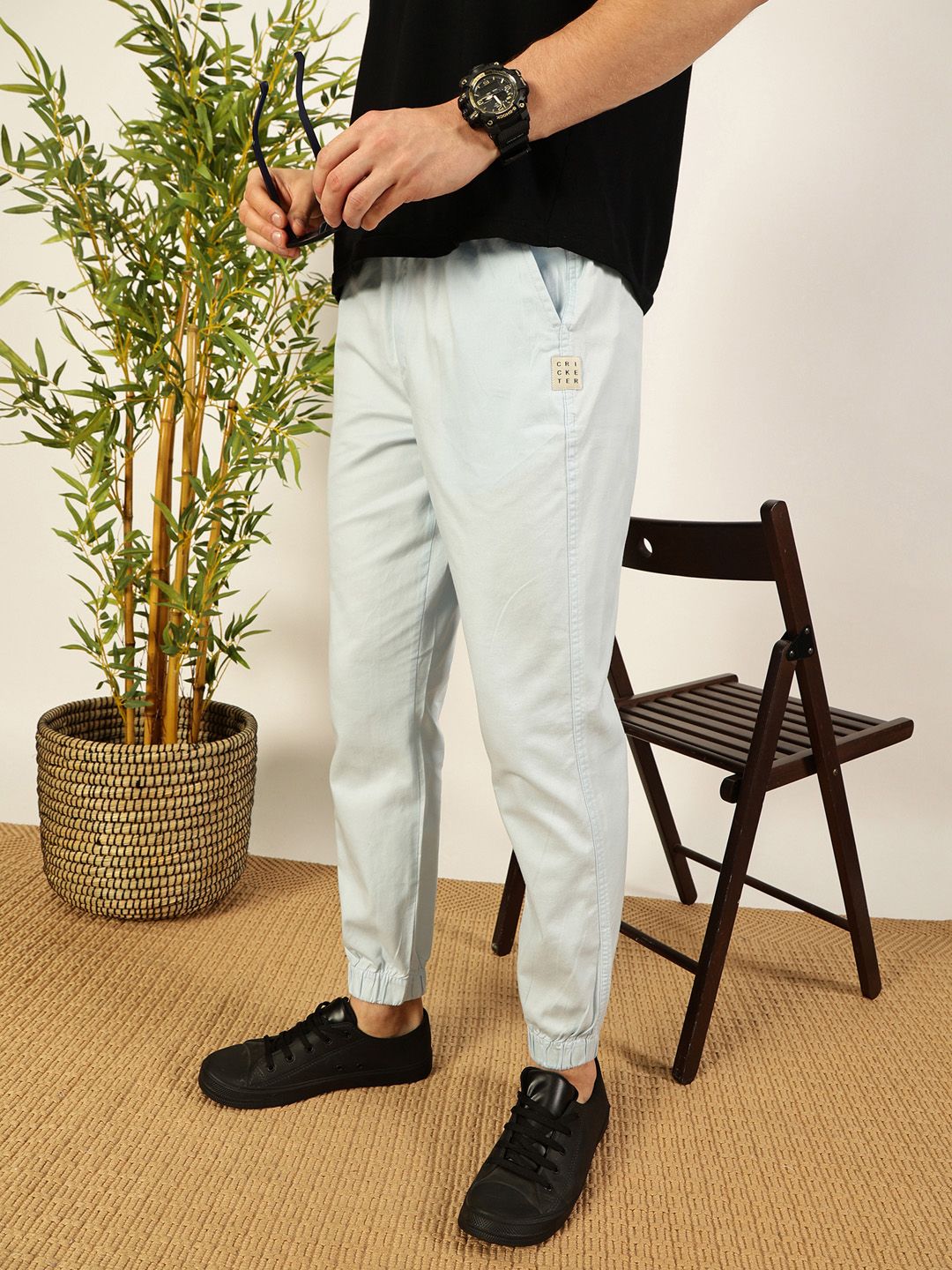 Thomas Scott Men Classic Easy Wash Joggers Trousers