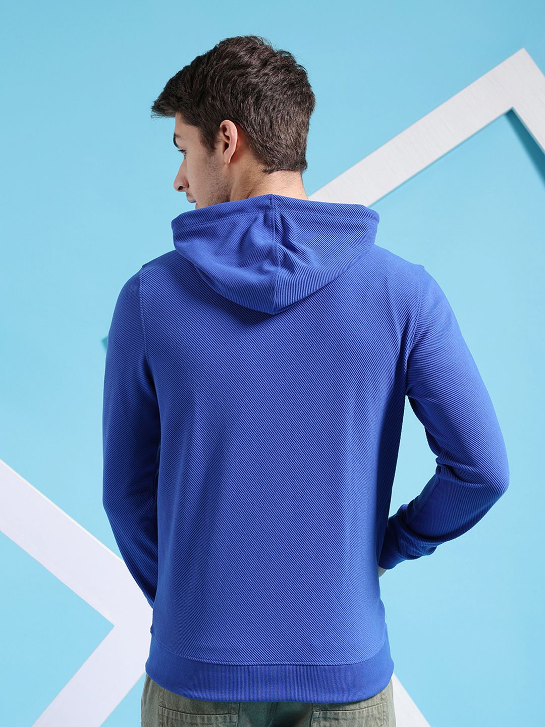 The Indian Garage Co Long Sleeves Hood Zipfront Sweatshirt