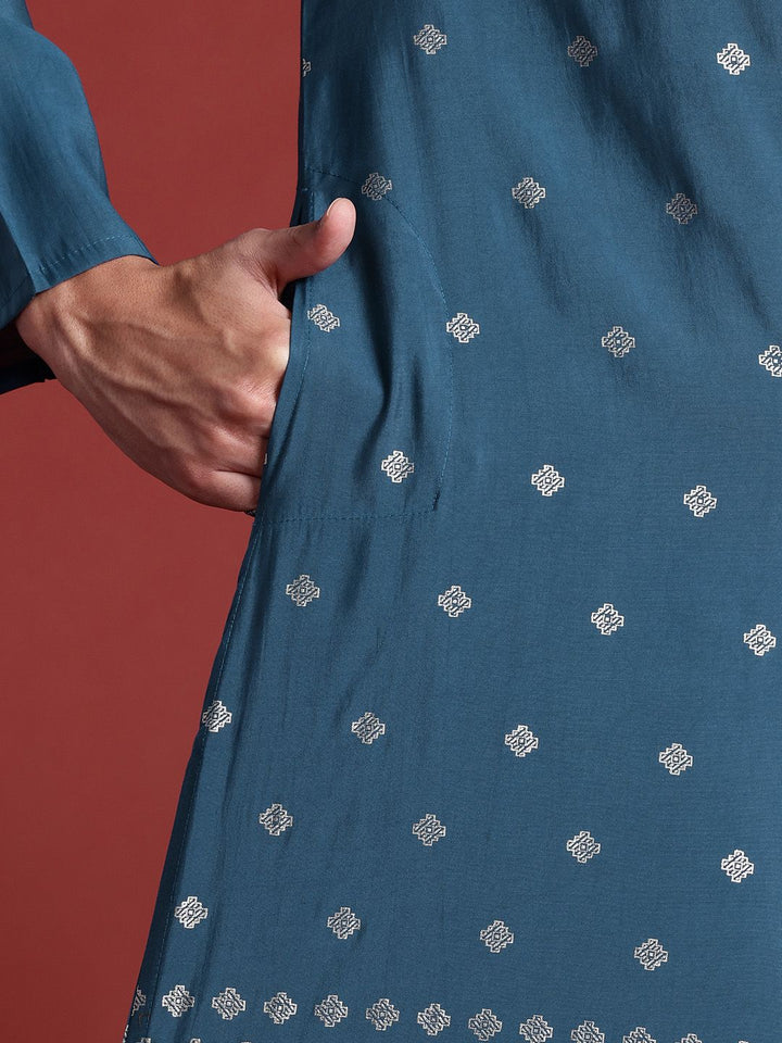 Anouk Ethnic Motifs Printed Regular Kurta With Pyjamas