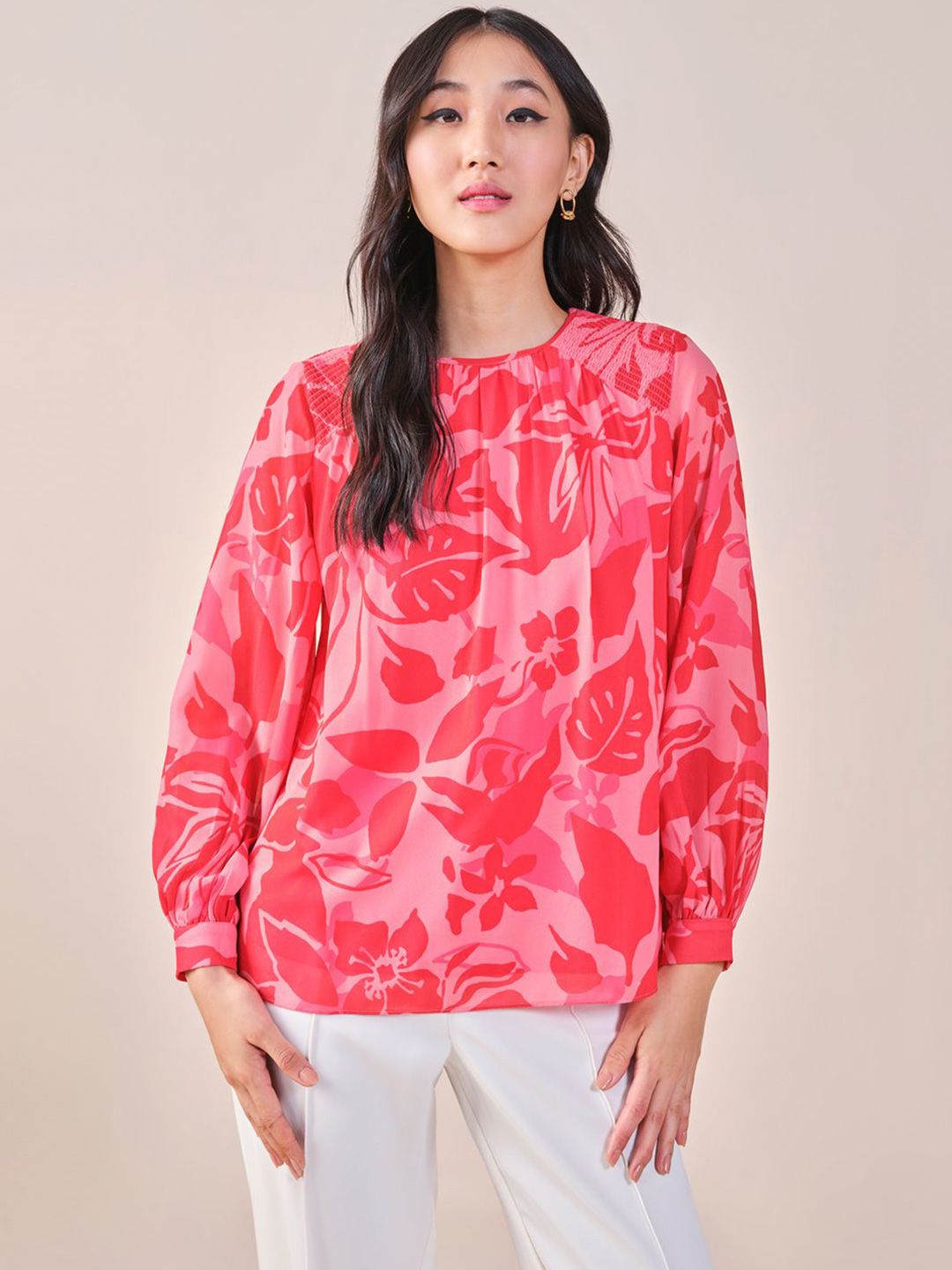 AND Floral Printed Top
