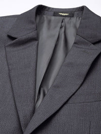 Park Avenue Self Design Super Slim Fit Single Breasted 3-Peice Party Suit