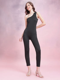 DressBerry One Shoulder Slim Fit Jumpsuit