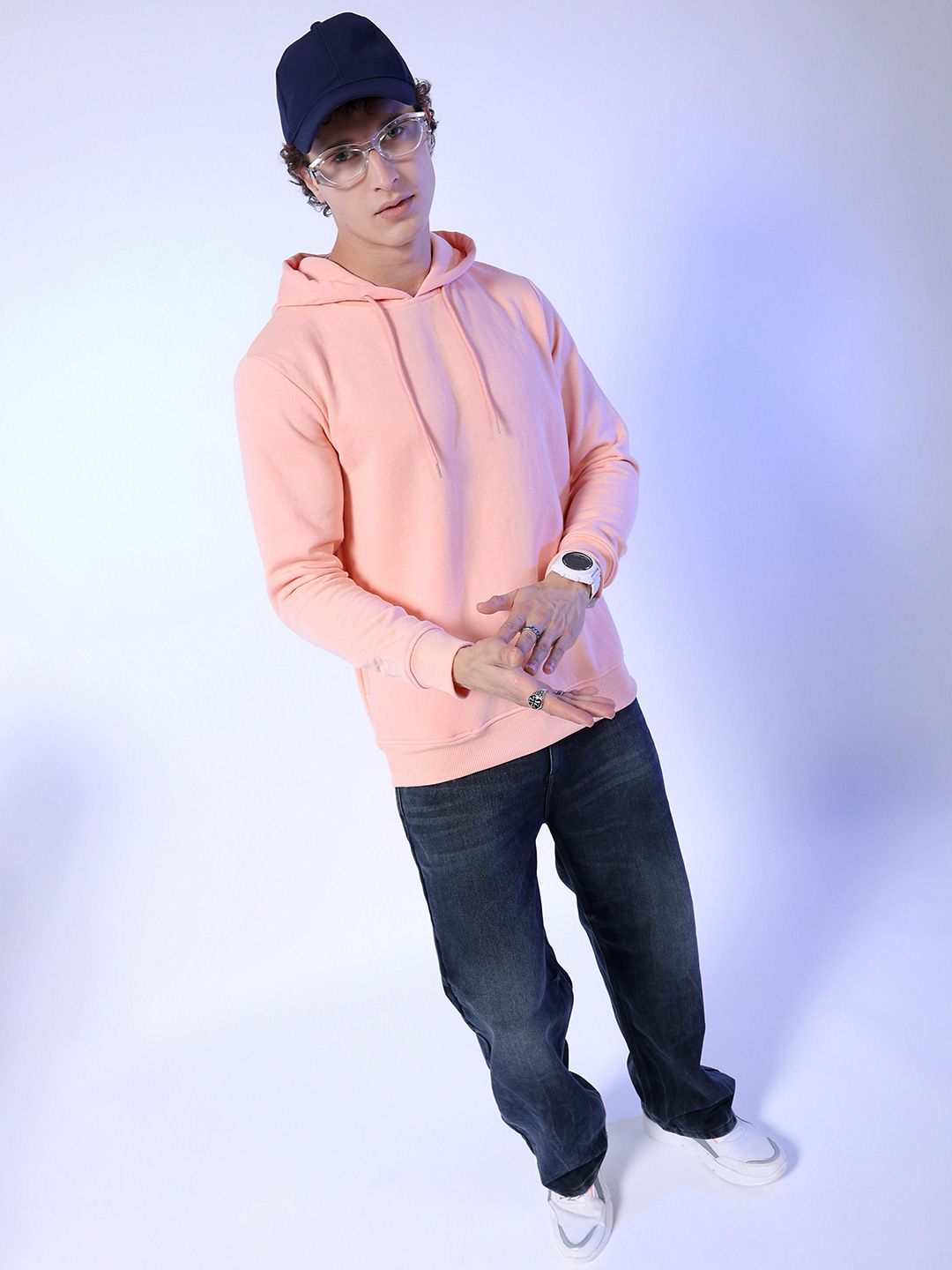 The Indian Garage Co Men Pullover Hooded Sweatshirt