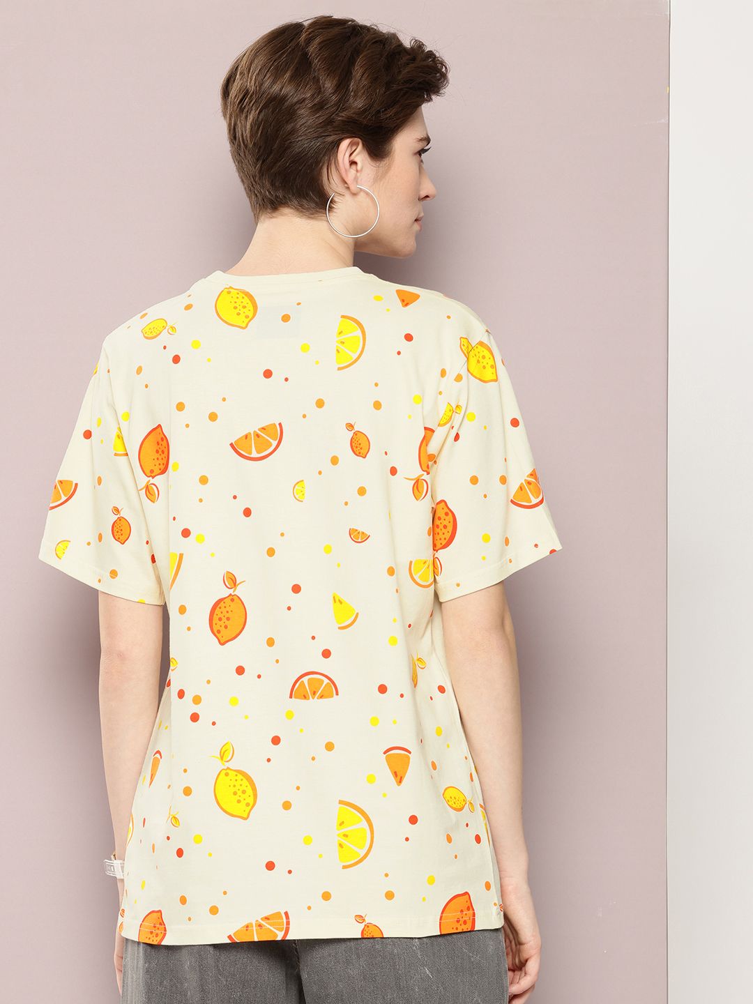 DILLINGER Printed Oversized Pure Cotton T-shirt
