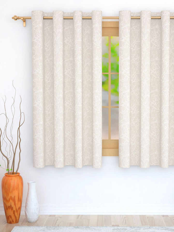 Story@Home Jacquard 400 GSM 5 feet 1 U Window Curtain