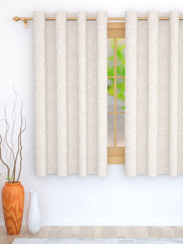 Story@Home Jacquard 400 GSM 5 feet 1 U Window Curtain