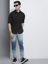 The Indian Garage Co Men Black Comfort Casual Shirt
