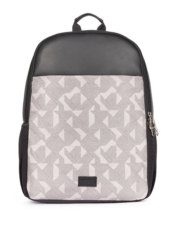Zouk Men Backpack Rintangan Air Bercetak Geometri Sehingga 16 Inci