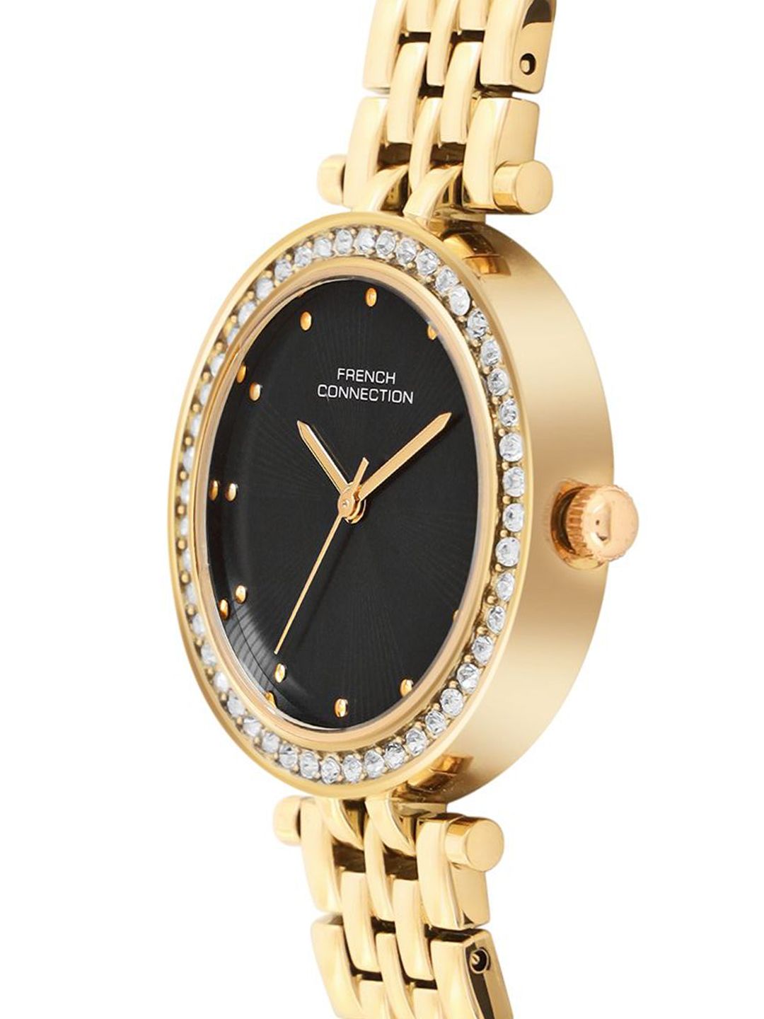 Perancis sambungan wanita dail & gelang gaya tali analog menonton fcn0146bgm