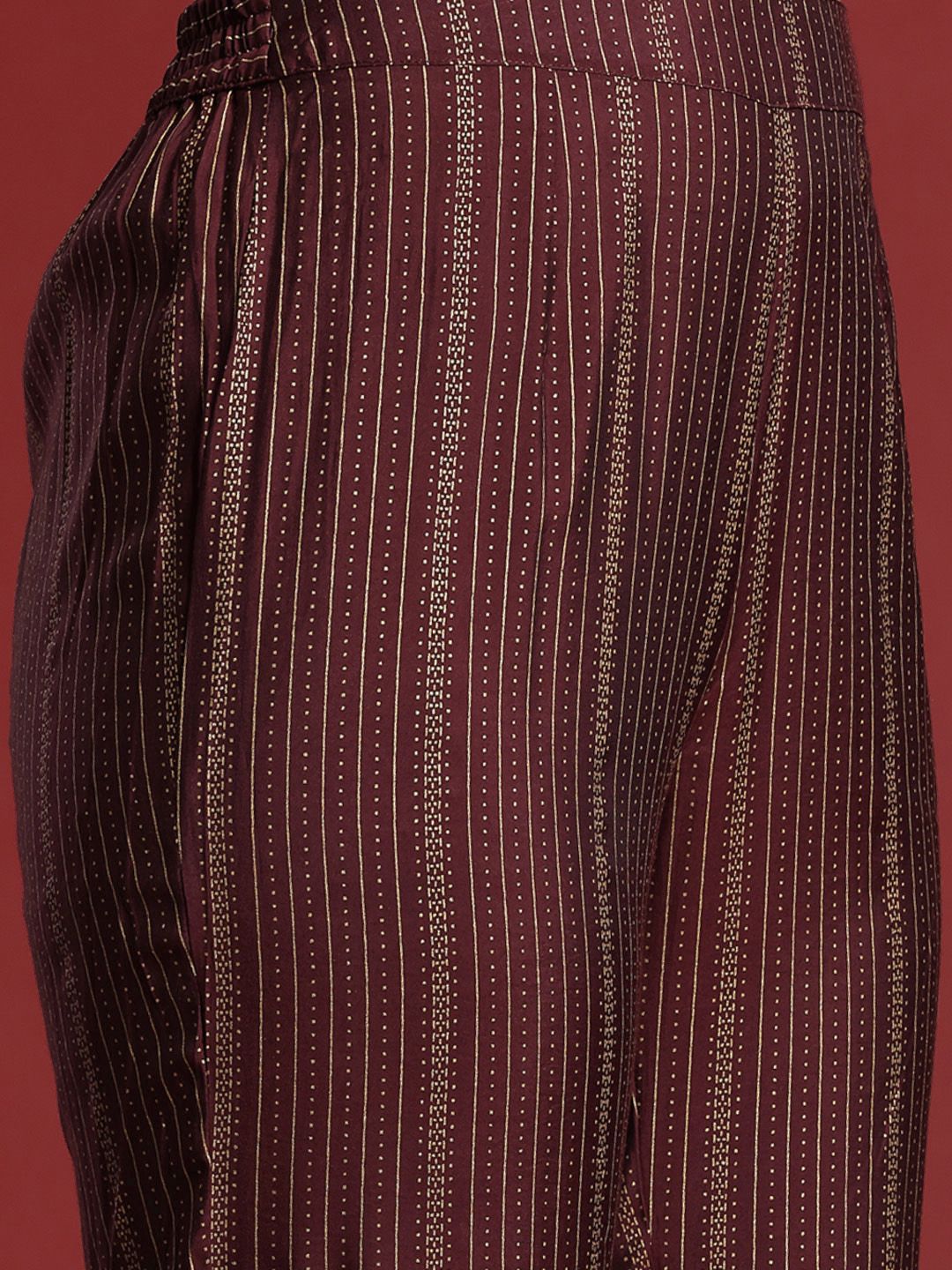 Anouk Ethnic Motifs Printed Kurta Set With Dupatta
