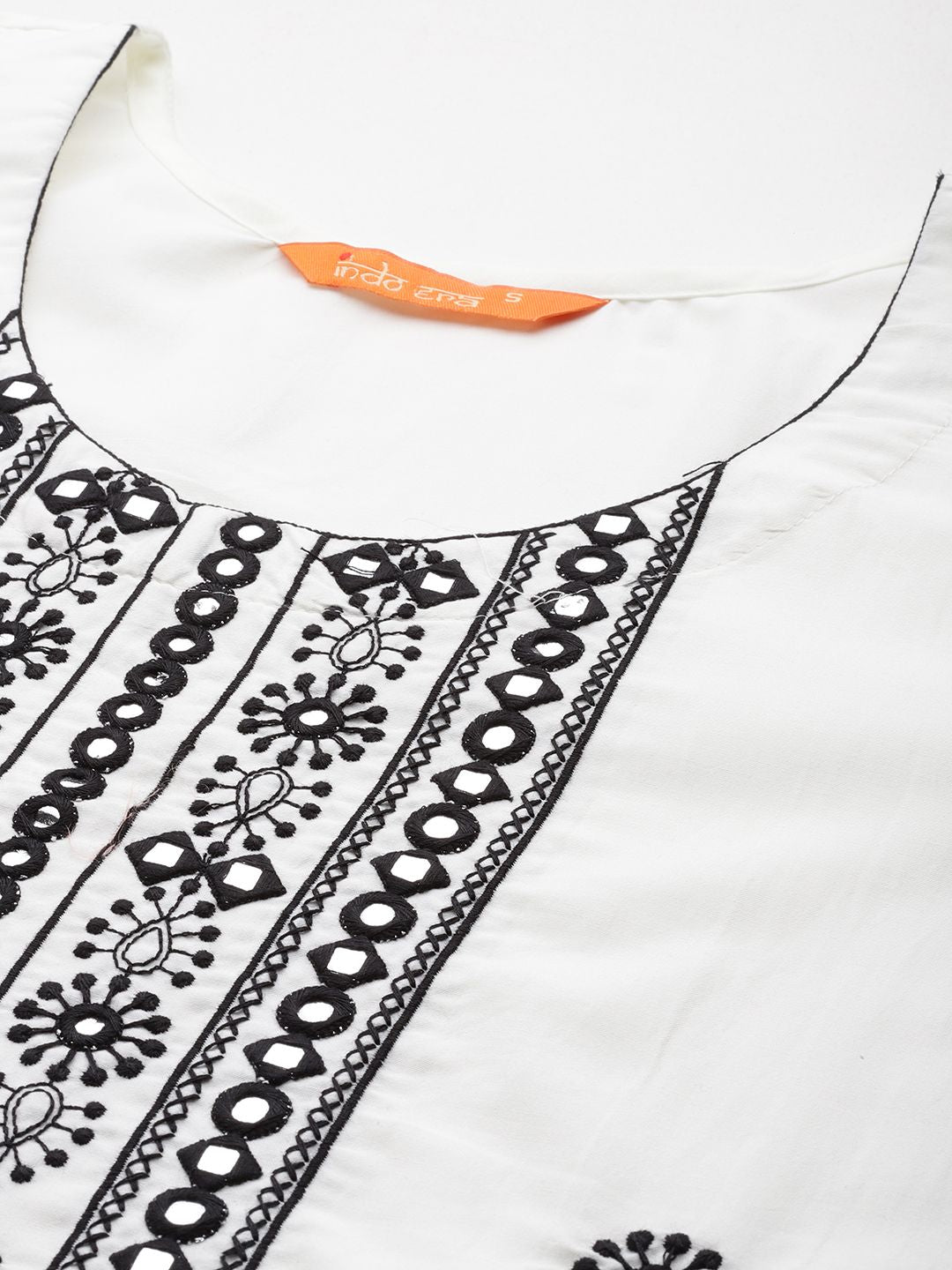 Indo Era Women Embroidered Regular Thread Work Kurta with Trousers & Dupatta