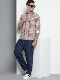 The Indian Garage Co Ethnic Motifs Printed Casual Shirt