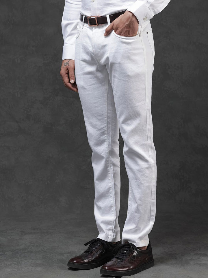 RARE RABBIT Men Expore Mid Rise Regular Fit Trouser