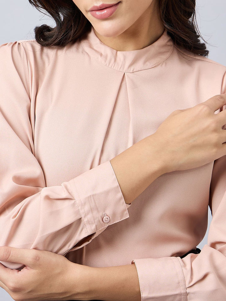 Style Quotient Mandarin Collar Top