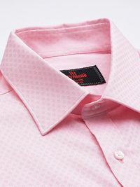 Raymond Pure Cotton Self-Design Slim Fit Formal Shirt