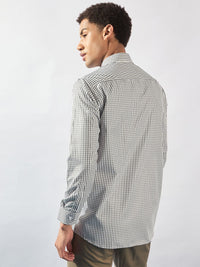 DENNISON Men Smart Micro Checks Formal Shirt