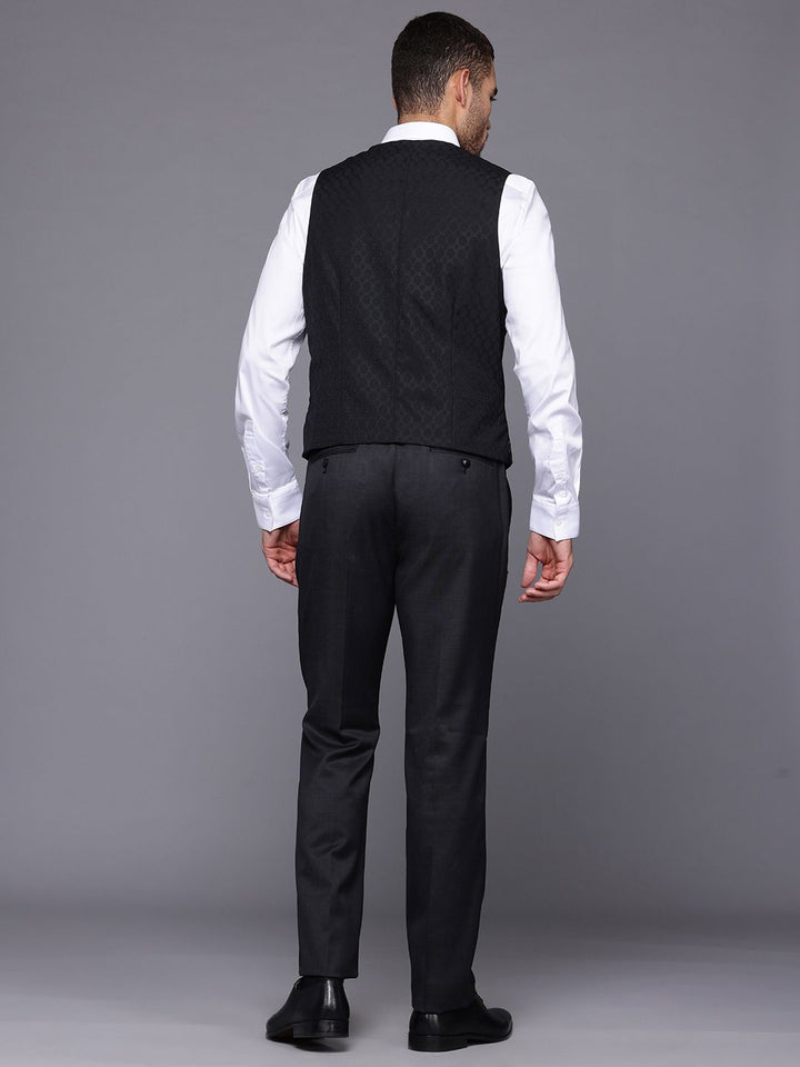 Raymond 3-Piece Woven Design Contemporary Fit Formal Suit