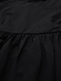 STREET 9 Women Black A-Line Pure Cotton Dress