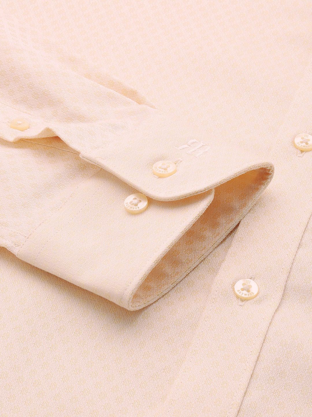 Raymond Slim Fit Textured Pure Cotton Formal Shirt