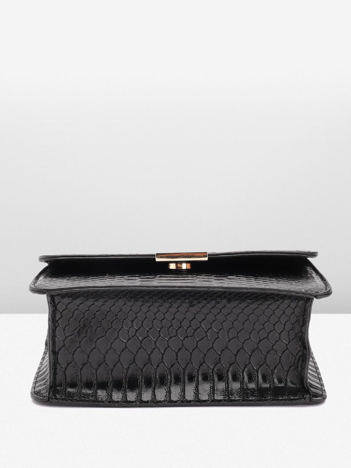 Lino Perros Textured Structured Shoulder Bag