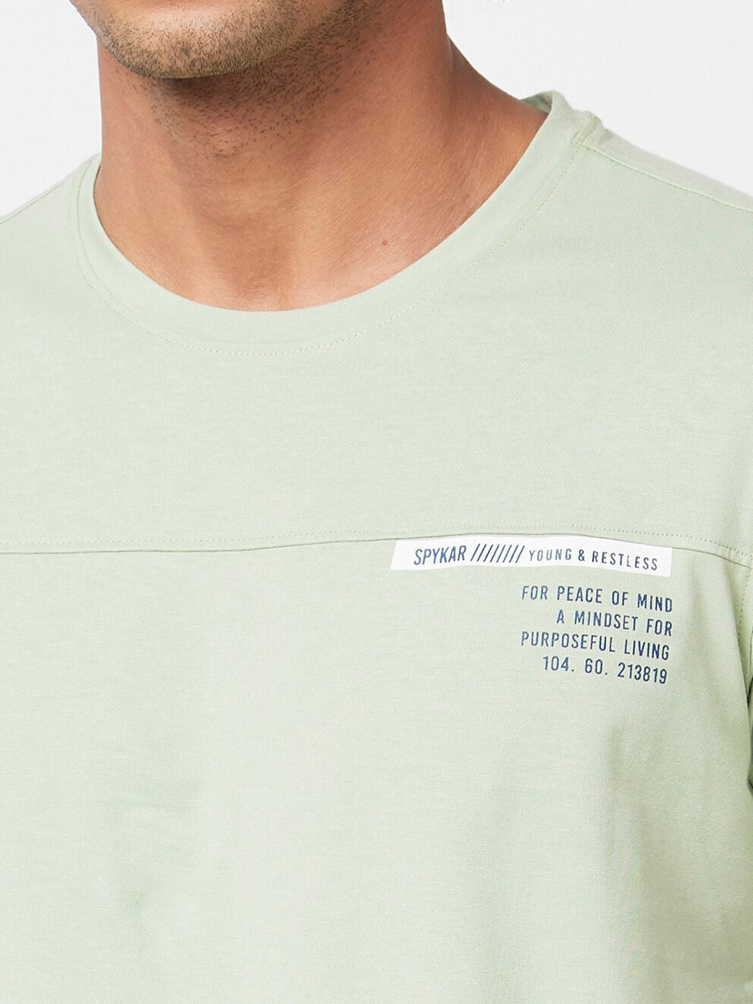 SPYKAR Graphic Printed Slim Fit Cotton T-shirt