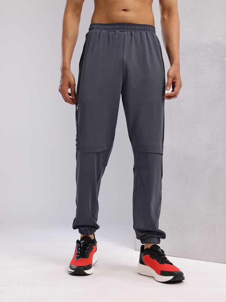 HRX by Hrithik Roshan Men Contrast Panel Rapid-Dry Training Joggers