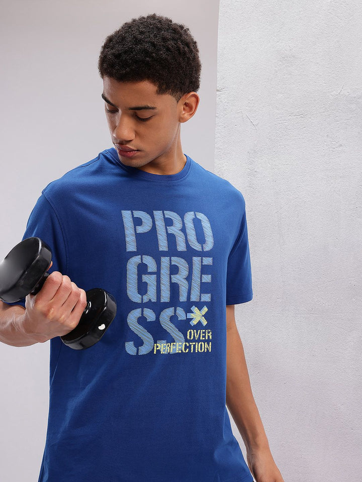 HRX by Hrithik Roshan Typography Print Training T-shirt