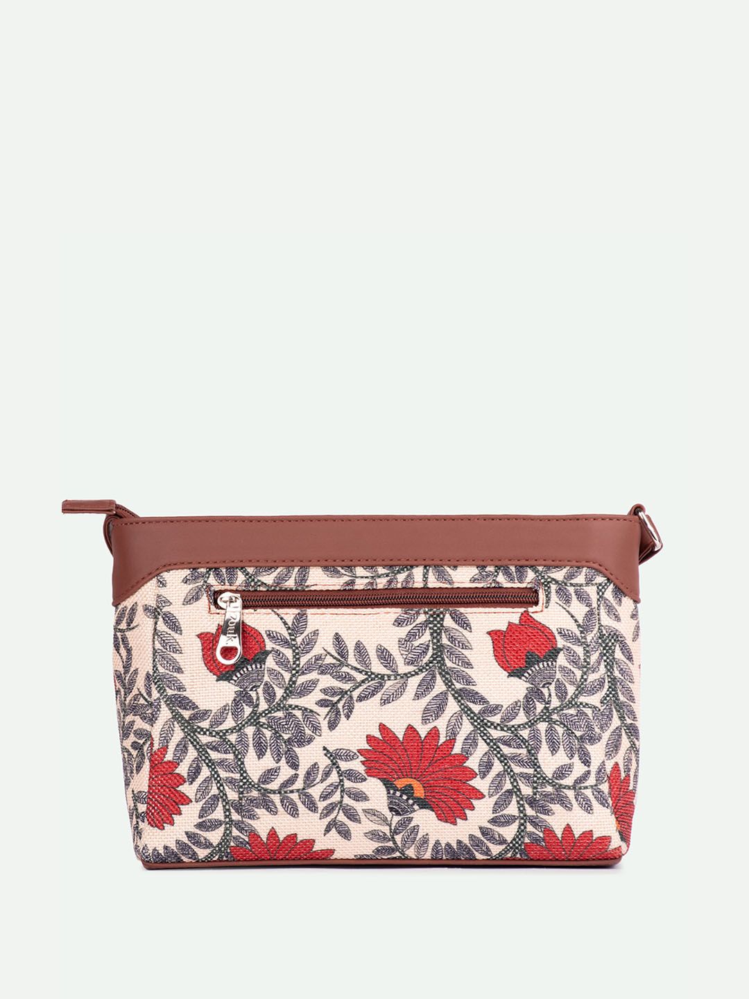 ZOUK Floral Printed Structured Sling Bag