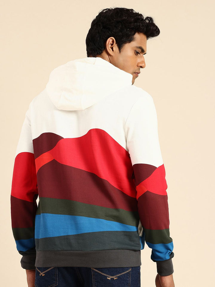 Being Human Pure Cotton Printed Hooded Sweatshirt