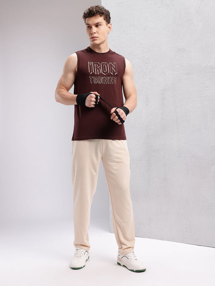 HRX by Hrithik Roshan Men Typography Printed Training T-shirt