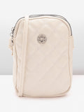Lino Perros Structured Sling Bag with Quilted Detail