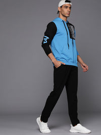 HRX by Hrithik Roshan Colourblocked Hooded Sweatshirt