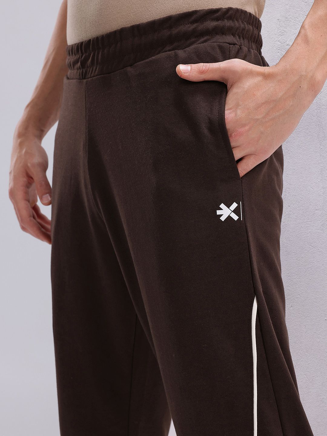 HRX by Hrithik Roshan Men Brand Logo Detail Regular Fit Lifestyle Track Pants