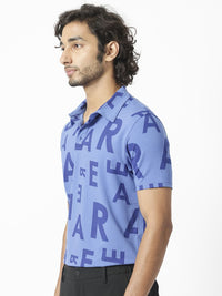 RARE RABBIT Men Rings-4 Slim Fit Solid Polo Collar T-Shirt