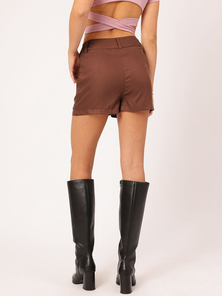 DressBerry Women Utility Cargo-Style Shorts