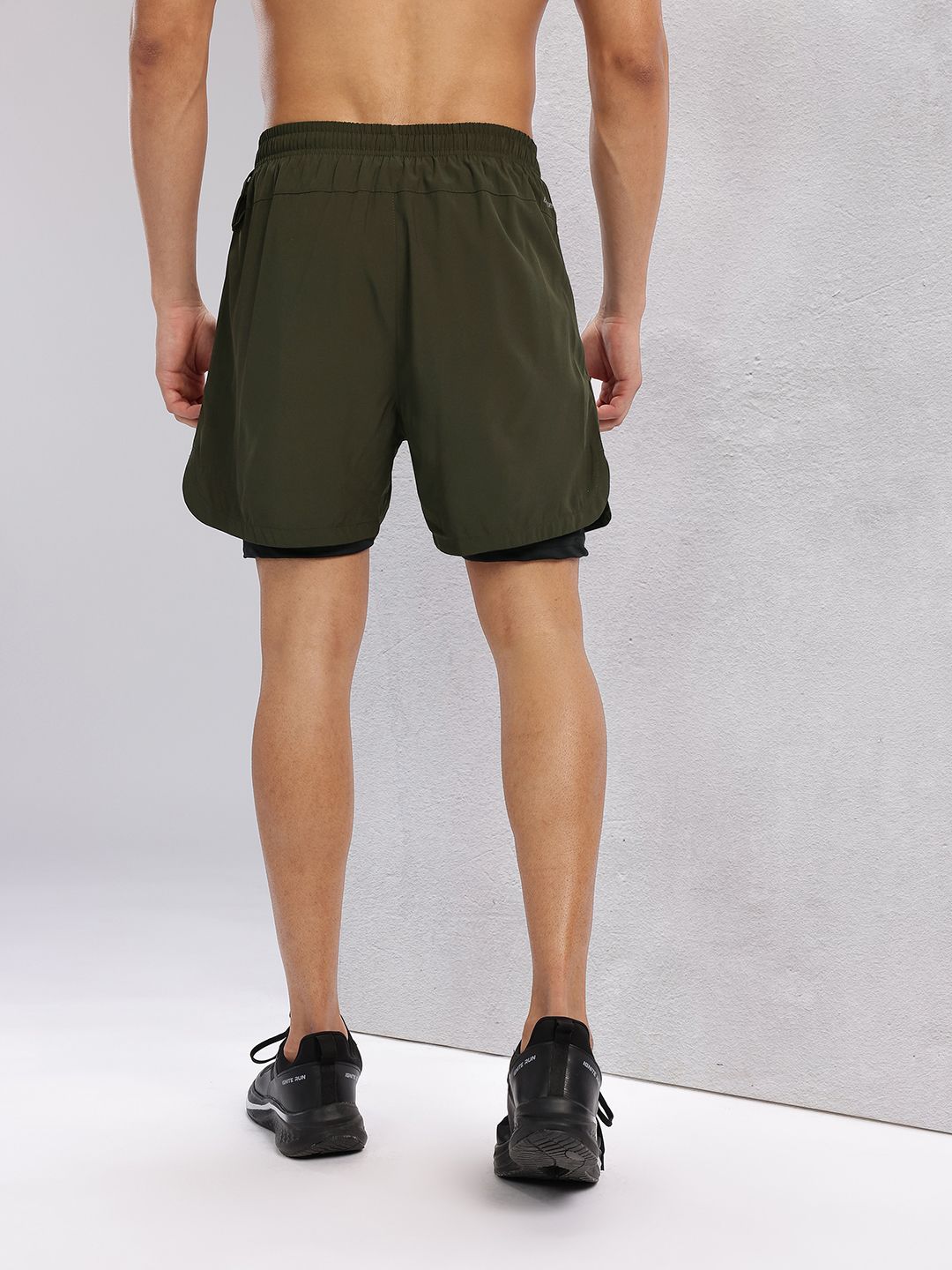 HRX by Hrithik Roshan Men Rapid-Dry Training Shorts With Inner Tights