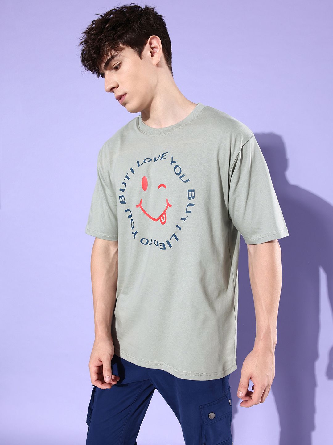 DILLINGER Printed Pure Cotton Oversized T-shirt