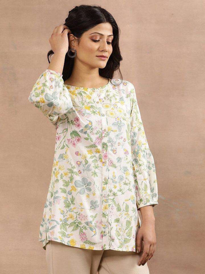 W Floral Printed Top