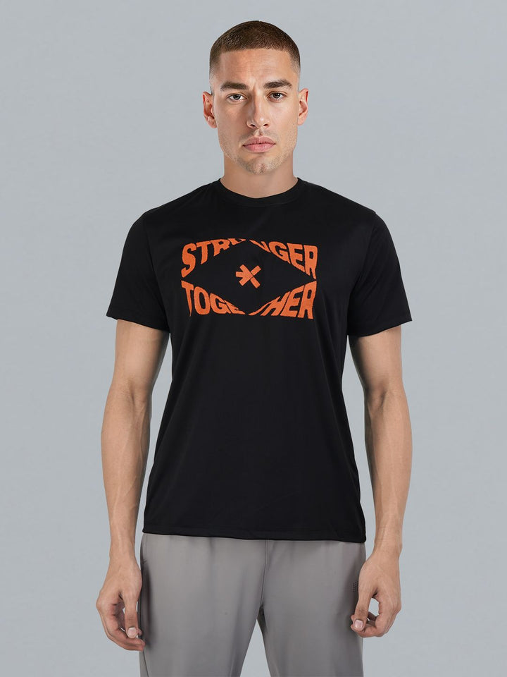 HRX by Hrithik Roshan Twin Collection Rapid-Dry Printed Training T-shirt