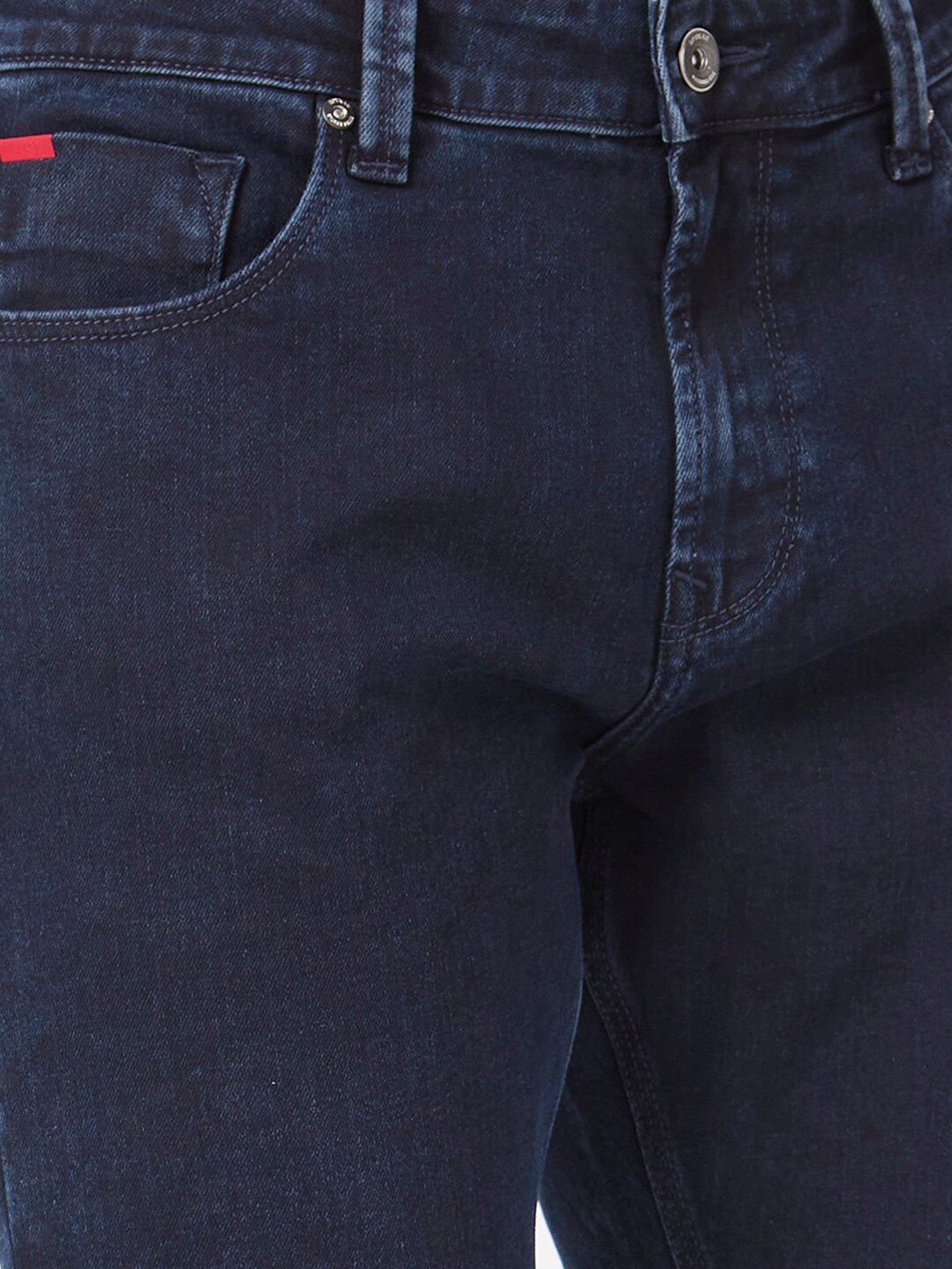 SPYKAR Men Kano Slim Fit Length Clean Look Cotton Stretchable Mid Rise Jeans