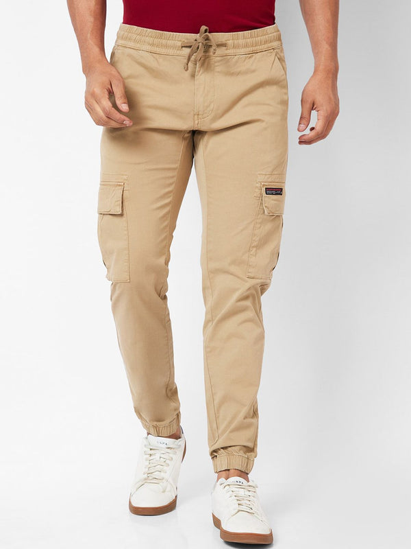 SPYKAR Men Slim Fit Cotton Trousers