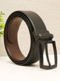 Teakwood Leathers Men Textured Leather Reversible Belt