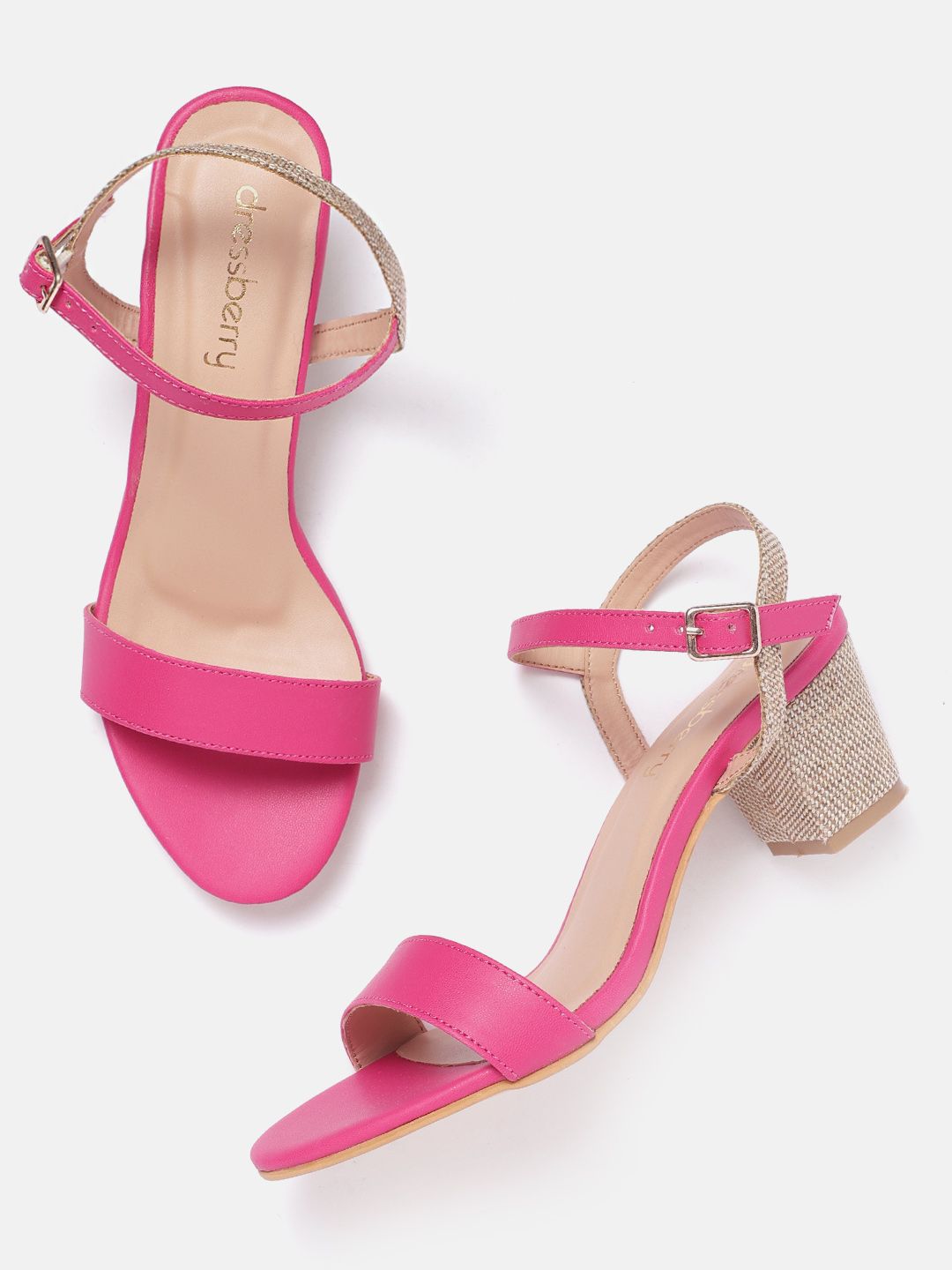 DressBerry Block Heeled Sandals