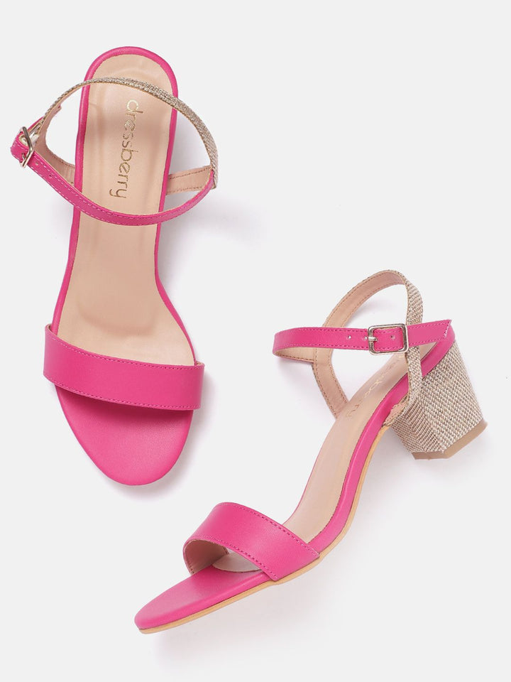 DressBerry Block Heeled Sandals