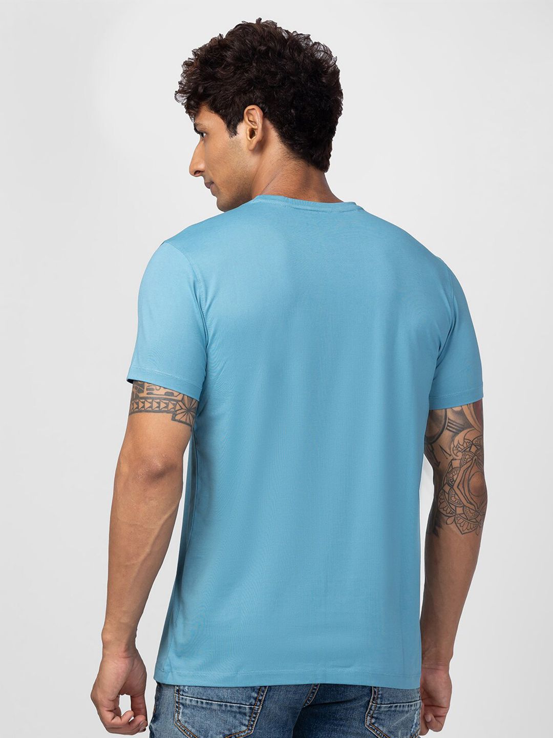 SPYKAR Men Typography Printed T-shirt