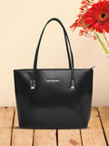 Lino Perros Black Glossy Shoulder Bag