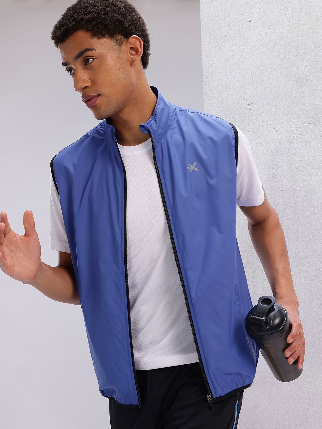 HRX by Hrithik Roshan Lightweight Rapid-Dry Running Gilet Jacket