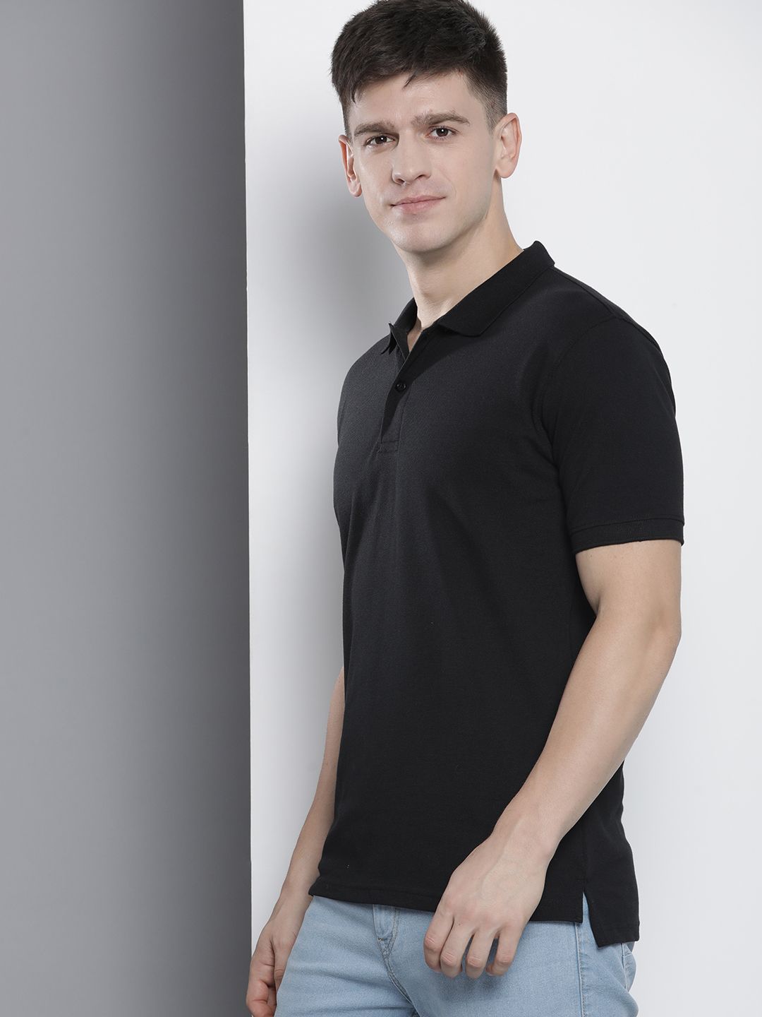 The Indian Garage Co Men Graphic Printed Polo Collar T-shirt