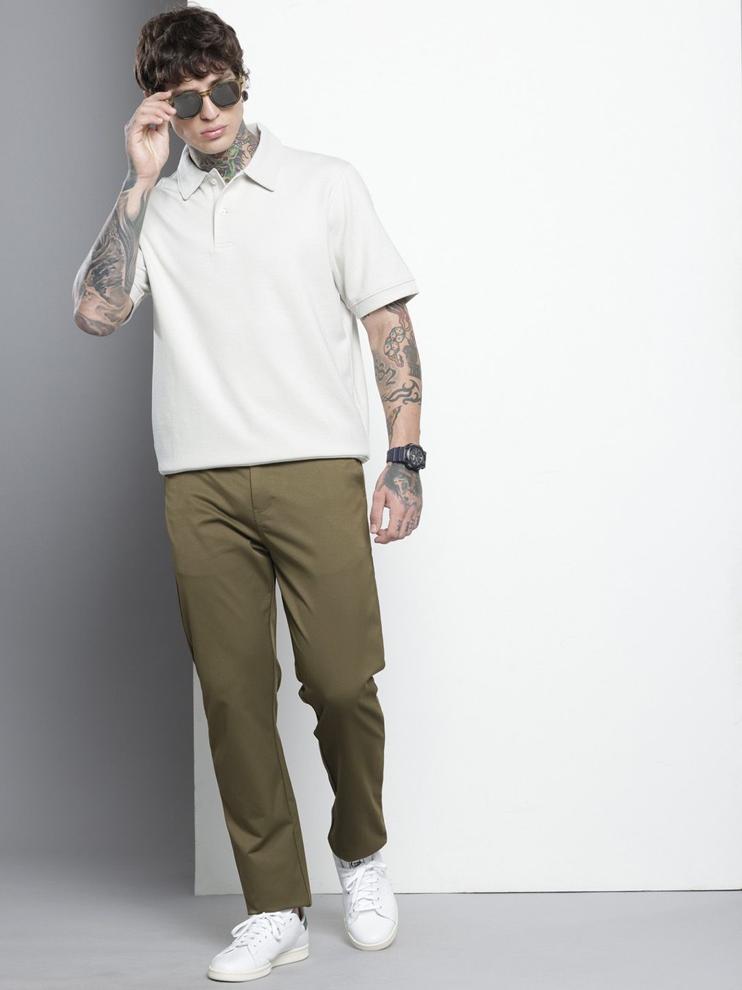 The Indian Garage Co Men Chinos Trousers